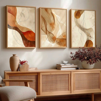 Modern  Wall Art Paintings for Living Room - Wall Poster With frames
