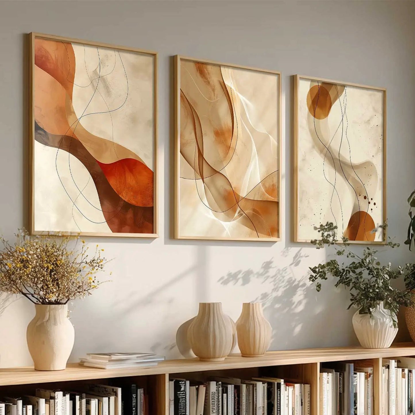 Modern  Wall Art Paintings for Living Room - Wall Poster With frames