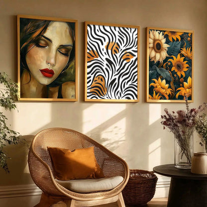 Modern   Wall  Art  Paintings for Living Room - Wall Poster With frames