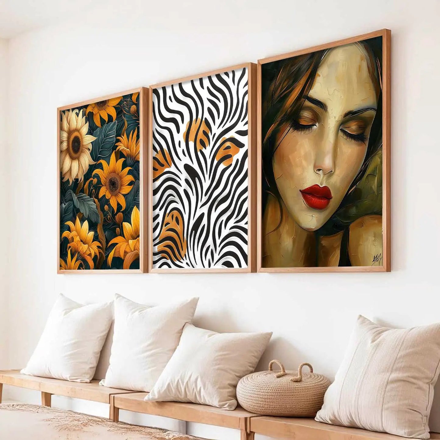 Modern   Wall  Art  Paintings for Living Room - Wall Poster With frames
