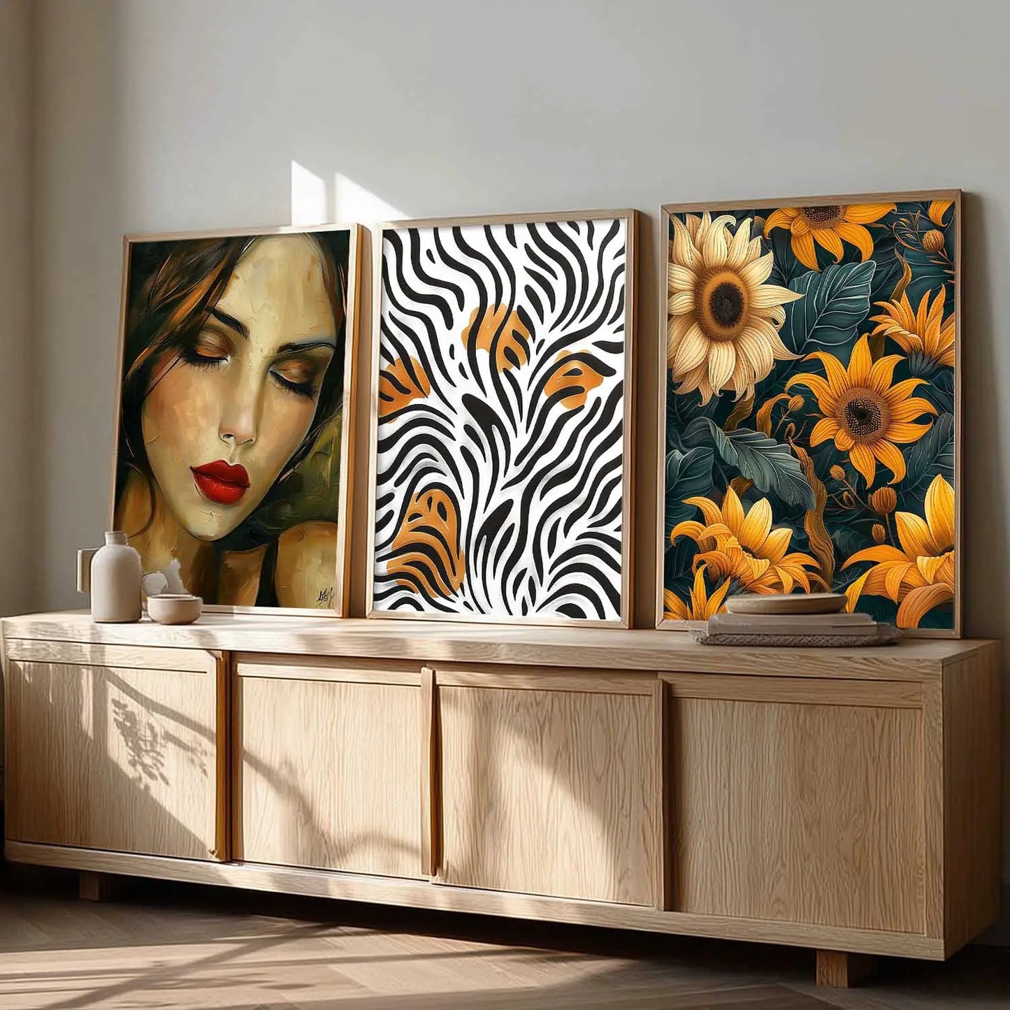 Modern   Wall  Art  Paintings for Living Room - Wall Poster With frames