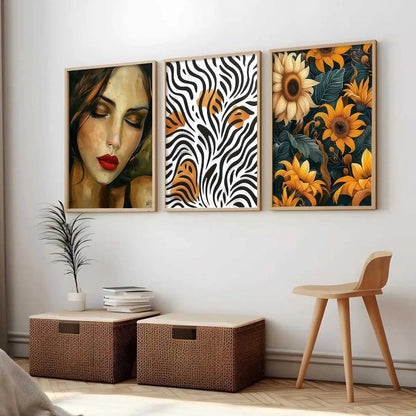 Modern   Wall  Art  Paintings for Living Room - Wall Poster With frames