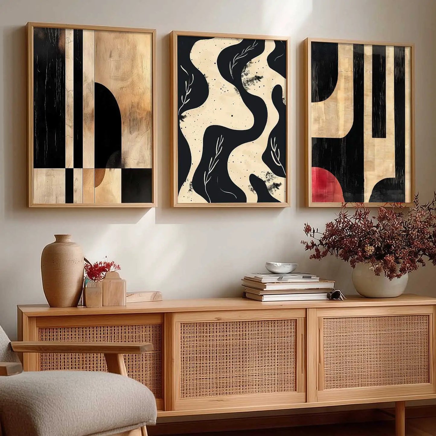 Abstract  Wall  Art  Paintings for Living Room - Wall Poster With frames