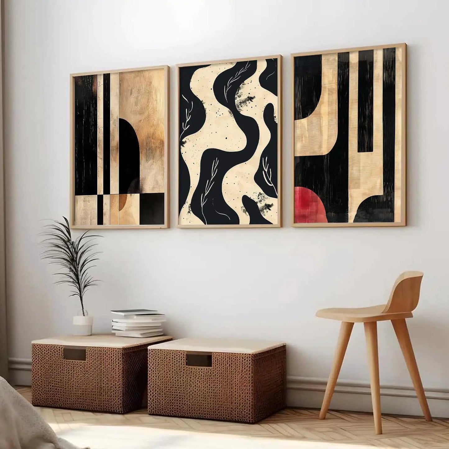 Abstract  Wall  Art  Paintings for Living Room - Wall Poster With frames