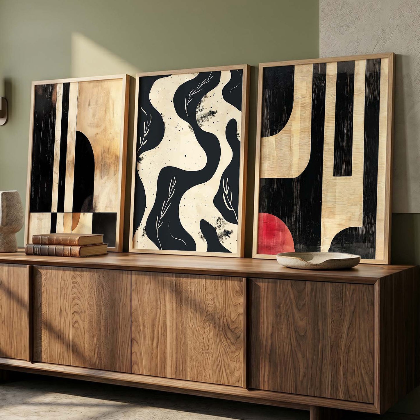 Abstract  Wall  Art  Paintings for Living Room - Wall Poster With frames