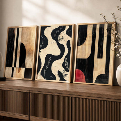 Abstract  Wall  Art  Paintings for Living Room - Wall Poster With frames