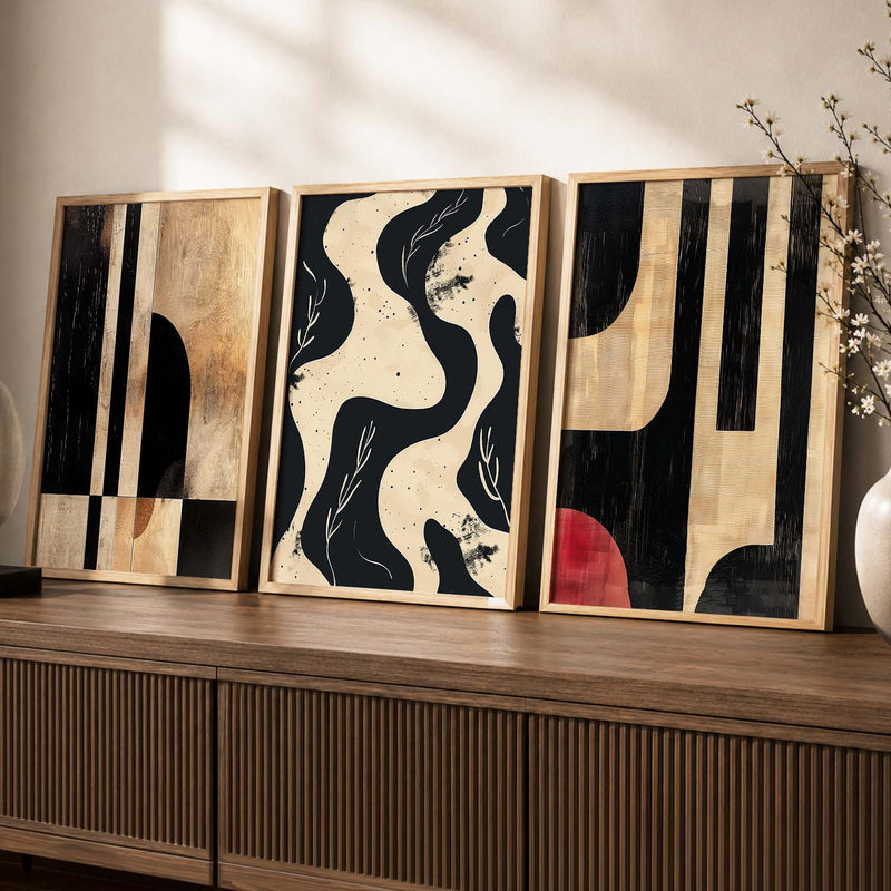 Abstract  Wall  Art  Paintings for Living Room - Wall Poster With frames