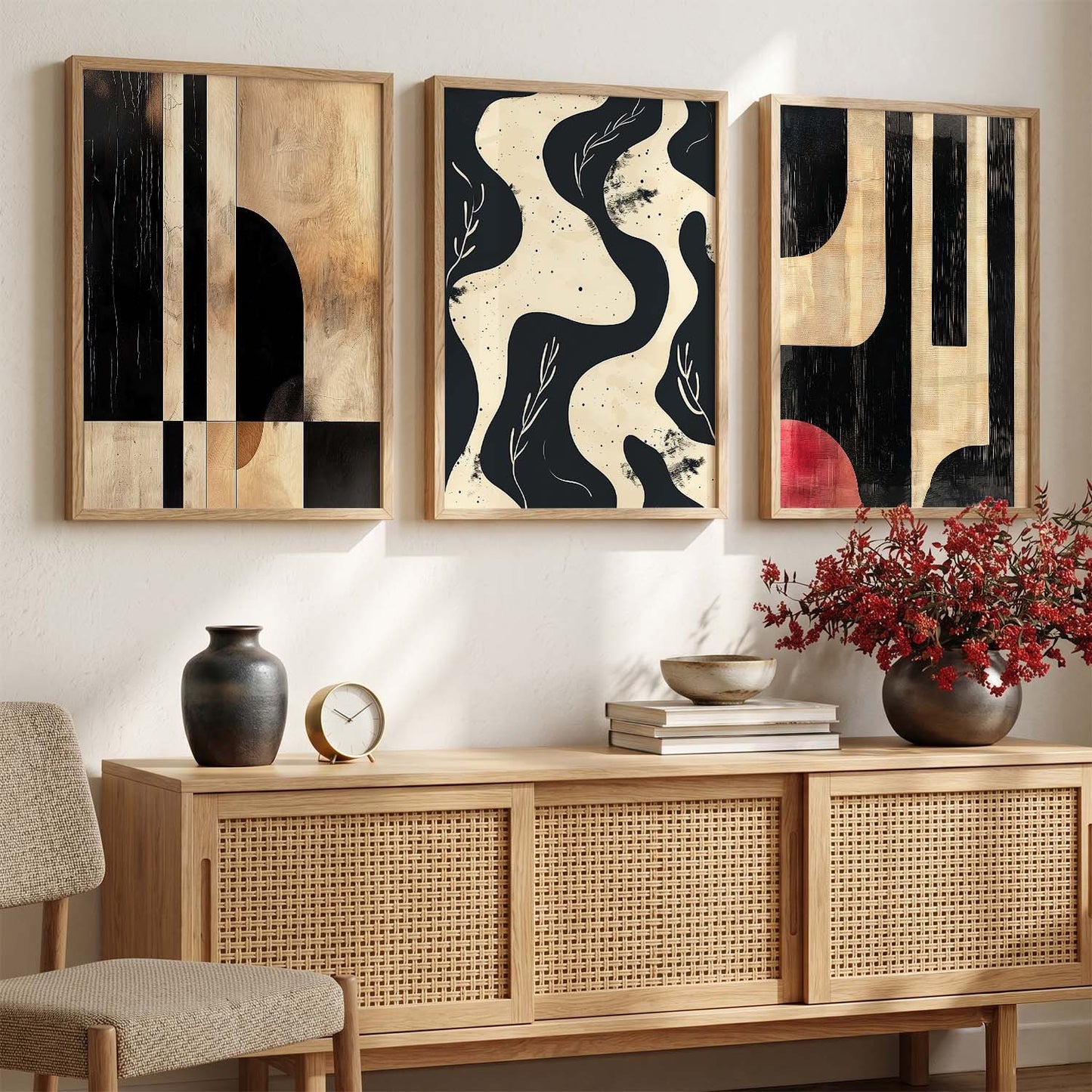 Abstract  Wall  Art  Paintings for Living Room - Wall Poster With frames