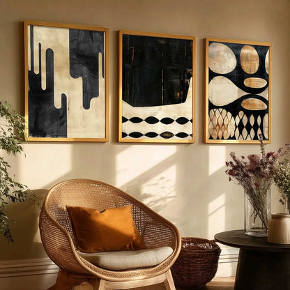 Abstract Wall Art Paintings for Living Room - Wall Poster With frames