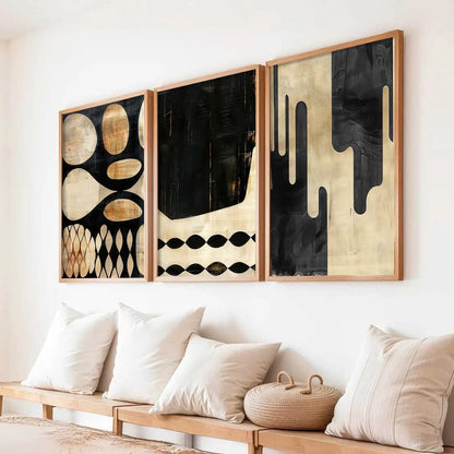 Abstract Wall Art Paintings for Living Room - Wall Poster With frames