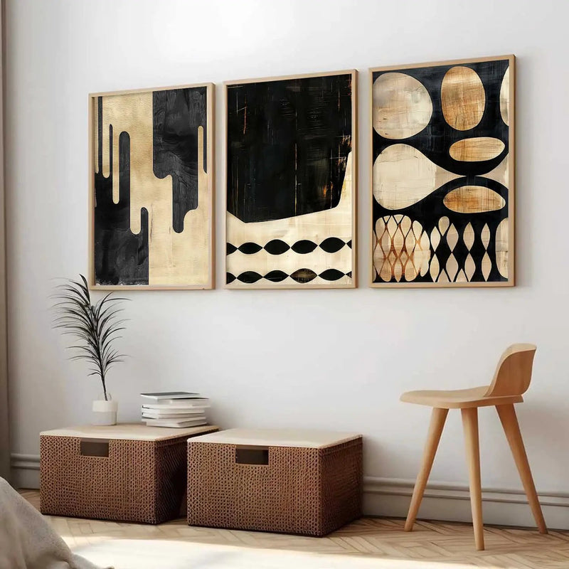 Abstract Wall Art Paintings for Living Room - Wall Poster With frames