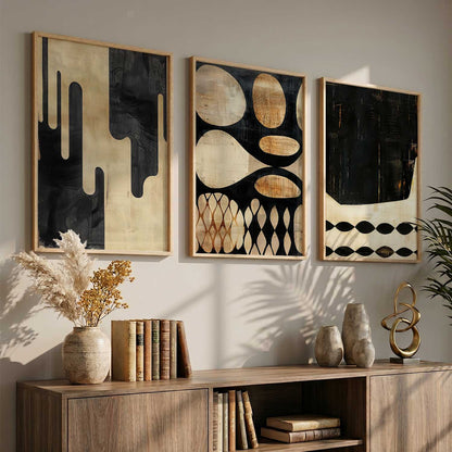 Abstract Wall Art Paintings for Living Room - Wall Poster With frames