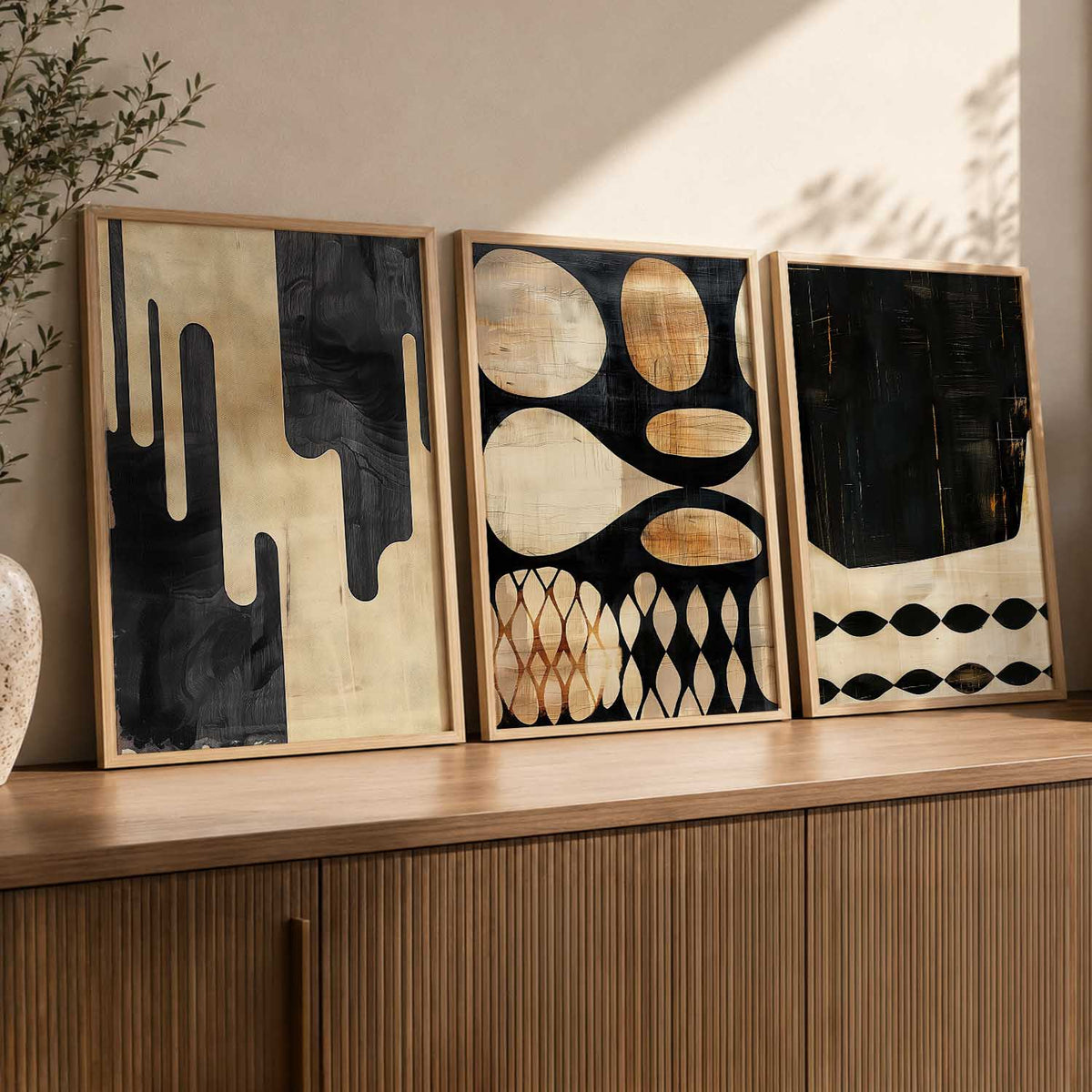 Abstract Wall Art Paintings for Living Room - Wall Poster With frames