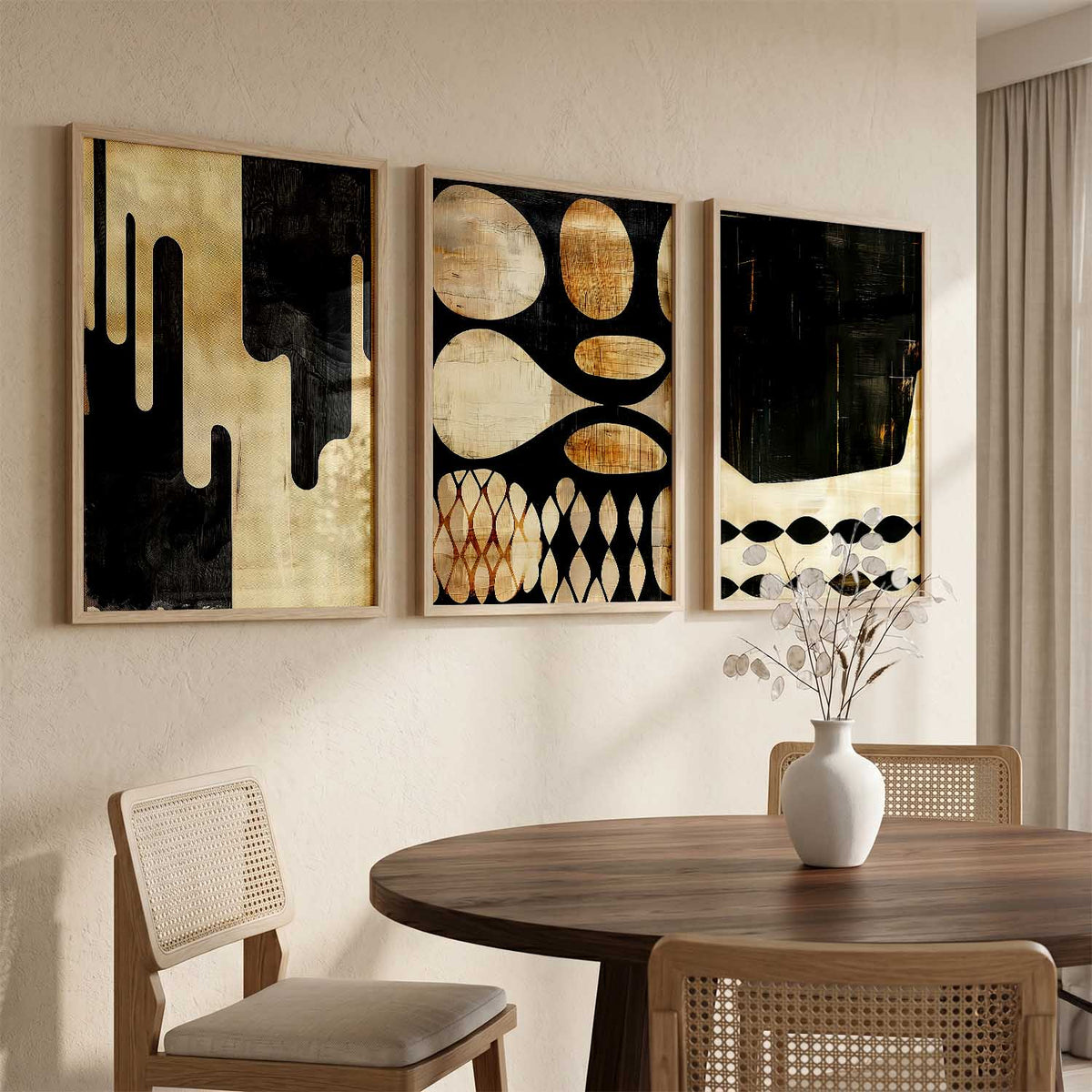 Abstract Wall Art Paintings for Living Room - Wall Poster With frames