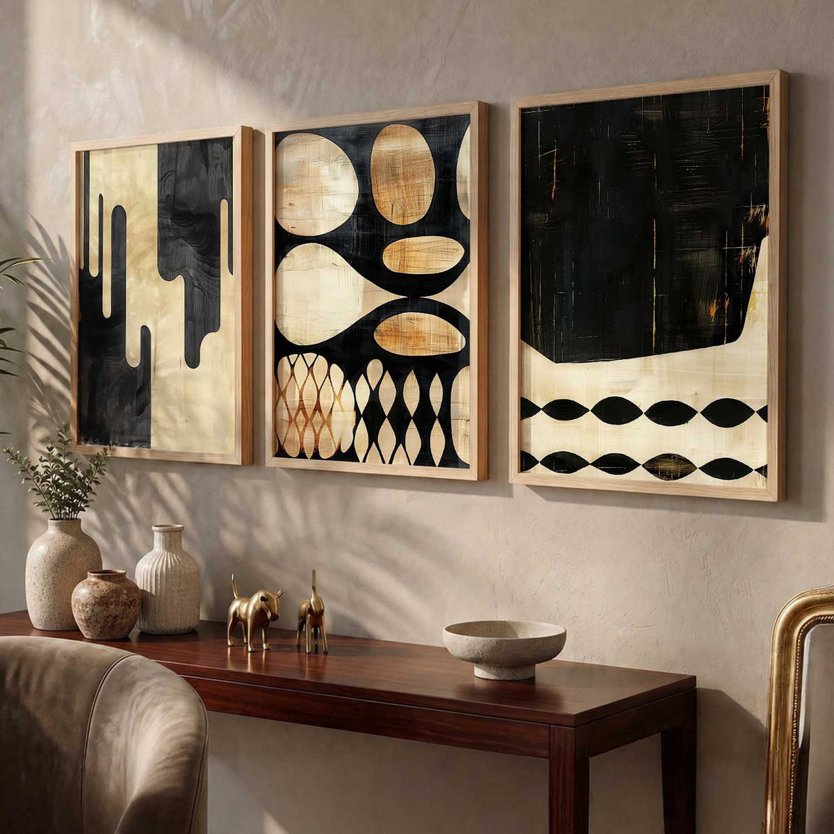 Abstract Wall Art Paintings for Living Room - Wall Poster With frames