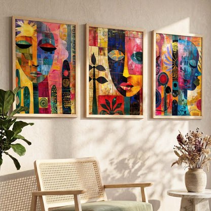 Modern Wall Art Paintings for Living Room - Wall Poster With frames