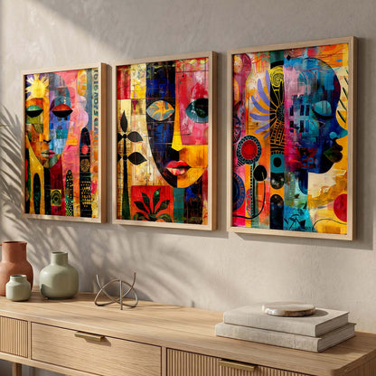 Modern Wall Art Paintings for Living Room - Wall Poster With frames