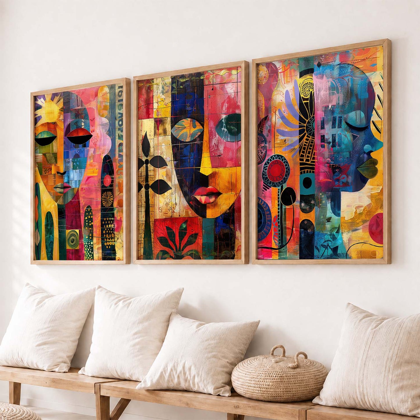 Modern Wall Art Paintings for Living Room - Wall Poster With frames