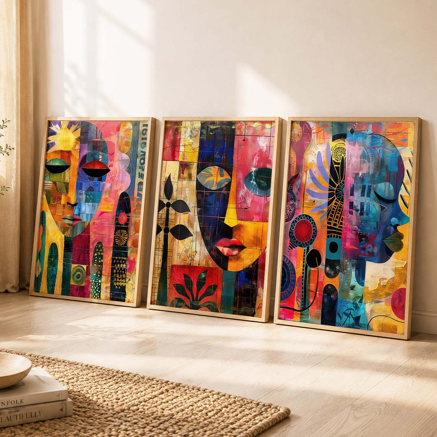 Modern Wall Art Paintings for Living Room - Wall Poster With frames
