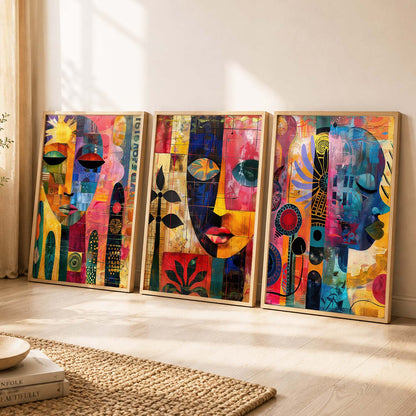 Modern Wall Art Paintings for Living Room - Wall Poster With frames