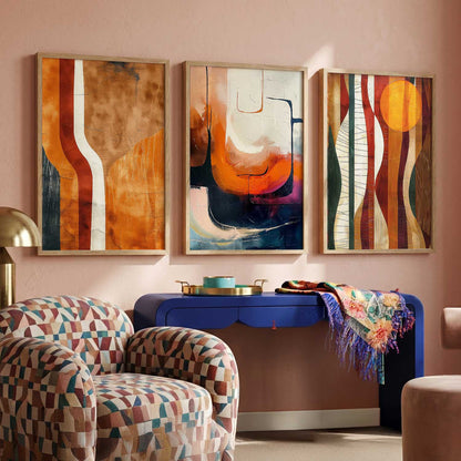 Modern  Wall Art Paintings for Living Room - Wall Poster With frames