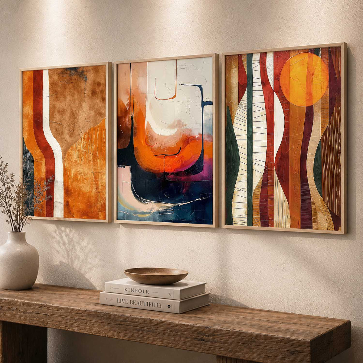 Modern  Wall Art Paintings for Living Room - Wall Poster With frames