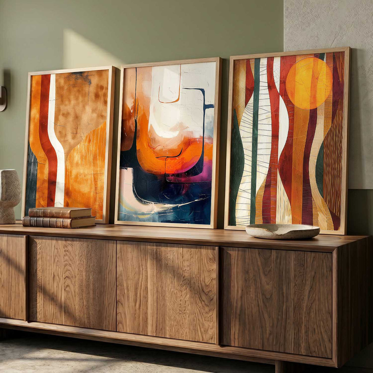 Modern  Wall Art Paintings for Living Room - Wall Poster With frames