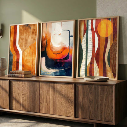Modern  Wall Art Paintings for Living Room - Wall Poster With frames