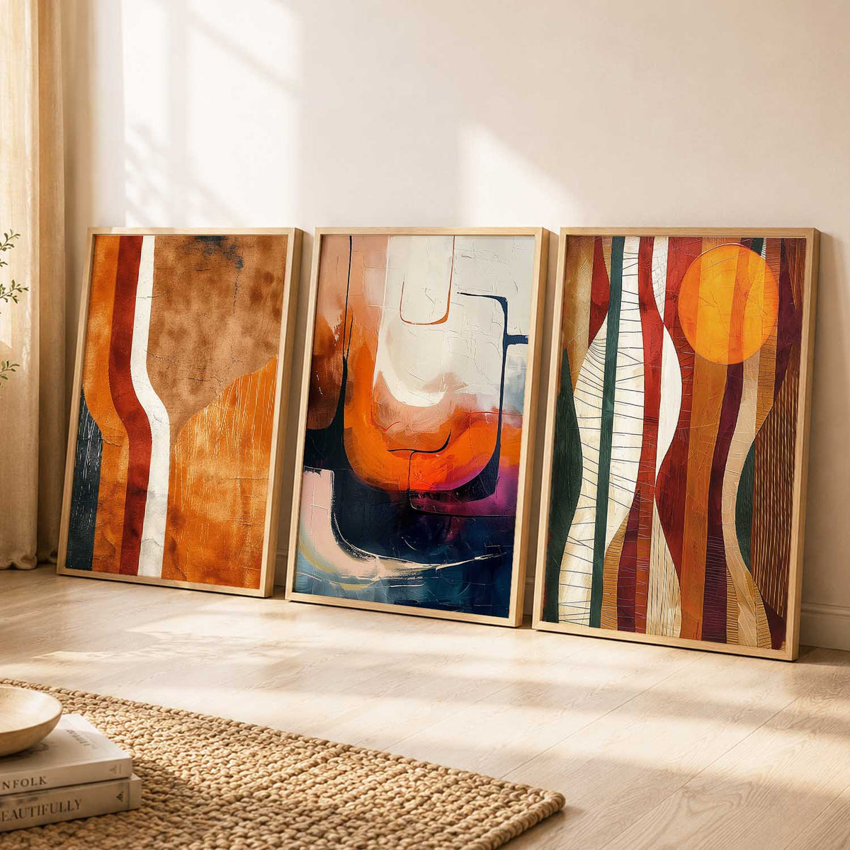Modern  Wall Art Paintings for Living Room - Wall Poster With frames