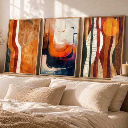 Modern  Wall Art Paintings for Living Room - Wall Poster With frames