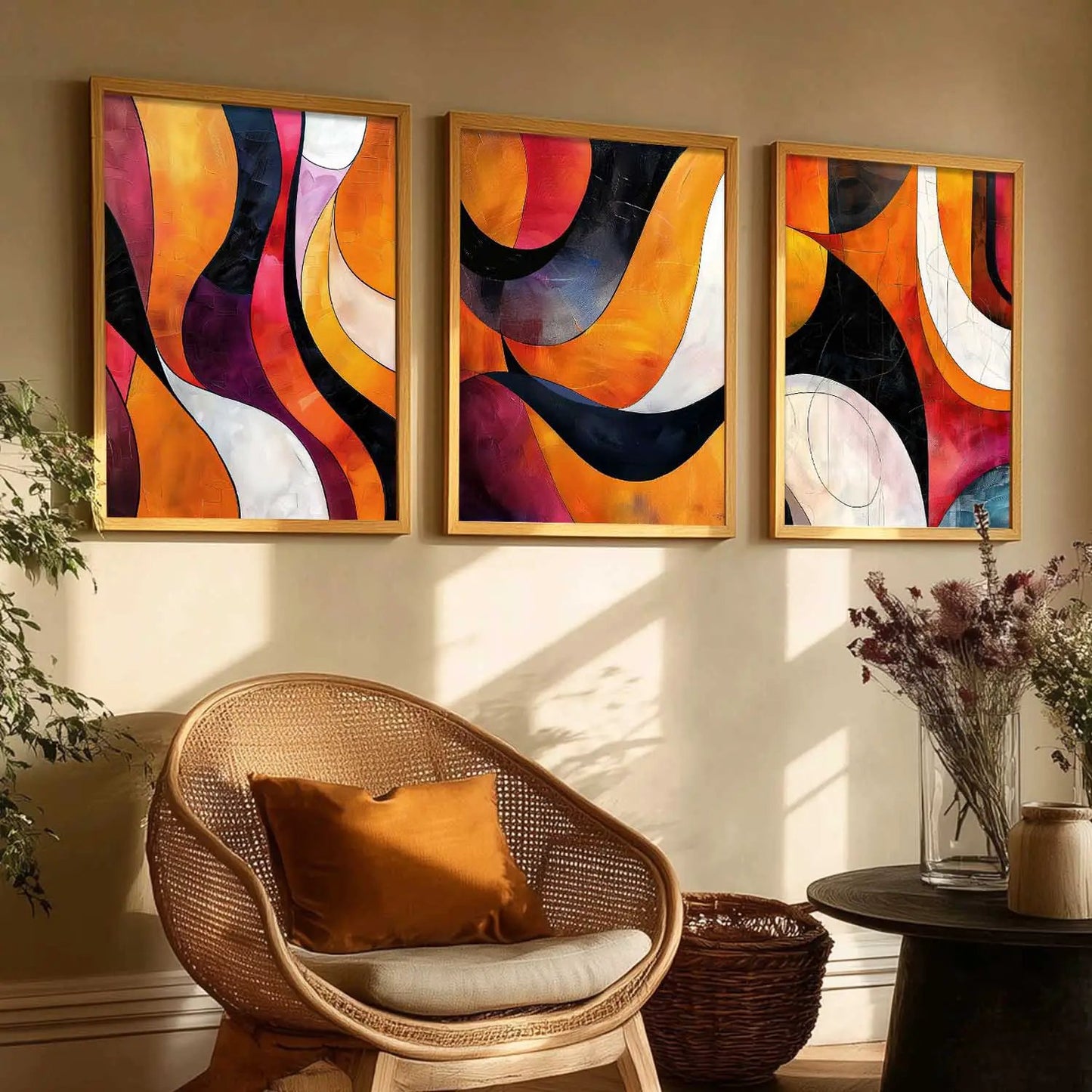 Abstract   Wall  Art  Paintings for Living Room - Wall Poster With frames