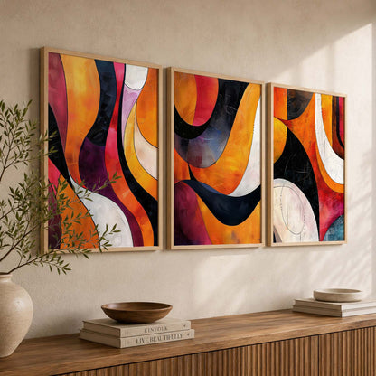 Abstract   Wall  Art  Paintings for Living Room - Wall Poster With frames