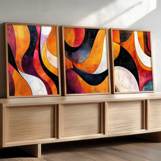 Abstract   Wall  Art  Paintings for Living Room - Wall Poster With frames