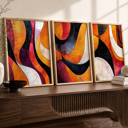 Abstract   Wall  Art  Paintings for Living Room - Wall Poster With frames