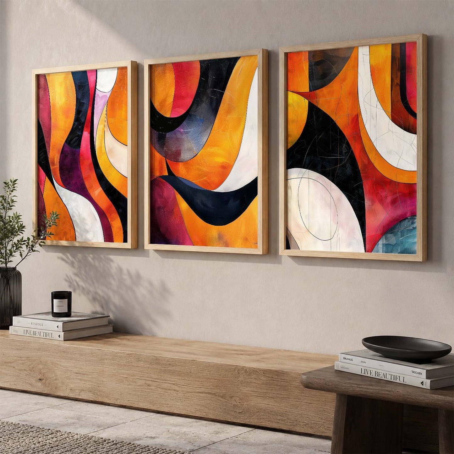Abstract   Wall  Art  Paintings for Living Room - Wall Poster With frames