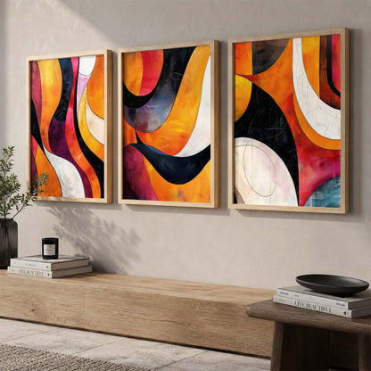 Abstract   Wall  Art  Paintings for Living Room - Wall Poster With frames