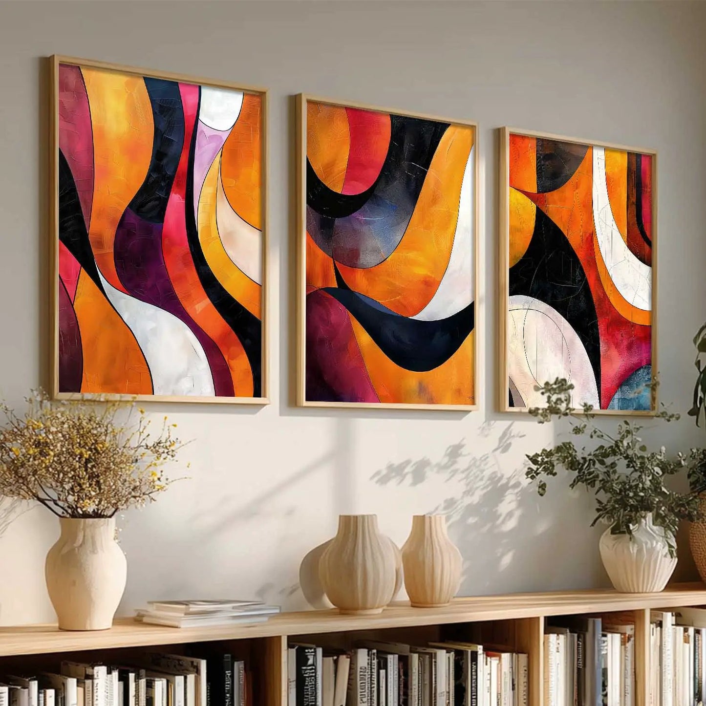 Abstract   Wall  Art  Paintings for Living Room - Wall Poster With frames