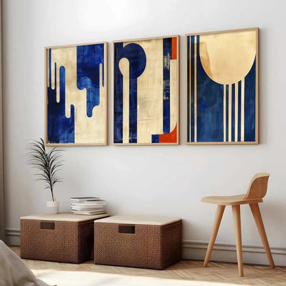 Abstract Wall Art Paintings for Living Room - Wall Poster With frames