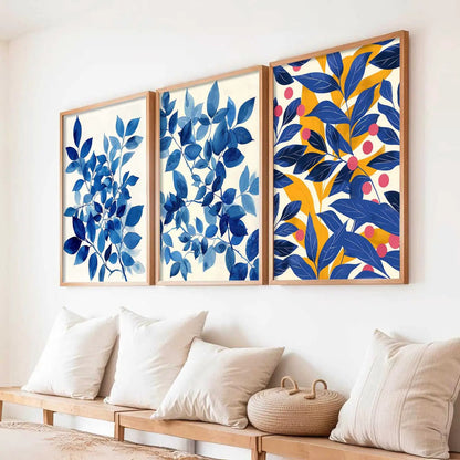 Floral Wall Art Paintings for Living Room - Wall Poster With frames