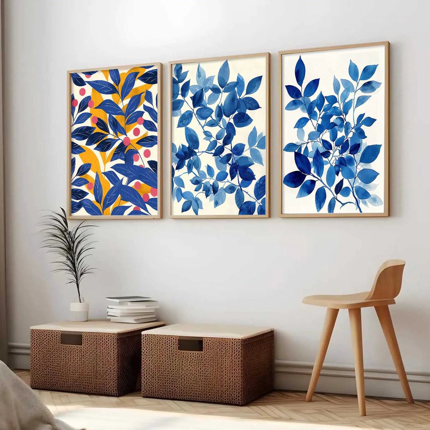 Floral Wall Art Paintings for Living Room - Wall Poster With frames