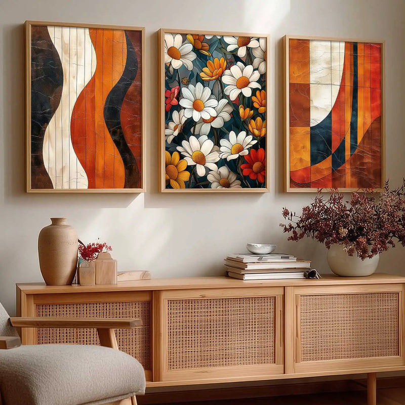 Modern Wall Art Paintings for Living Room - Wall Poster With frames