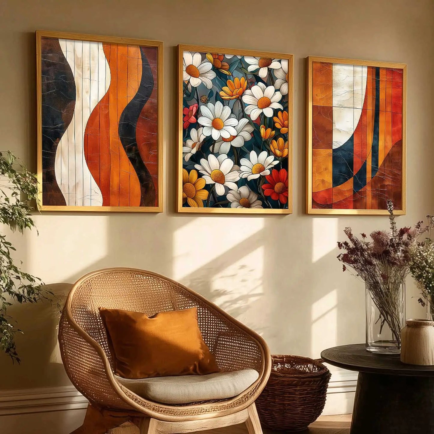 Modern Wall Art Paintings for Living Room - Wall Poster With frames