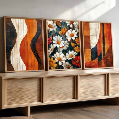 Modern Wall Art Paintings for Living Room - Wall Poster With frames