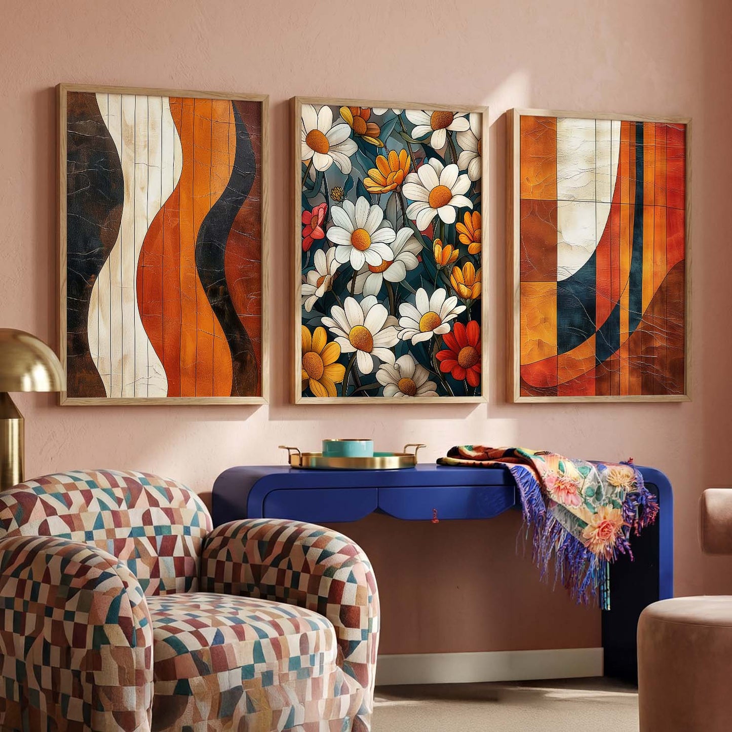 Modern Wall Art Paintings for Living Room - Wall Poster With frames