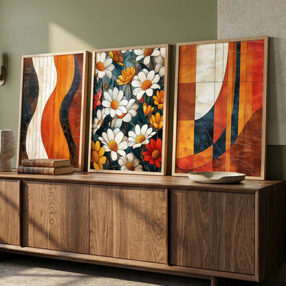 Modern Wall Art Paintings for Living Room - Wall Poster With frames