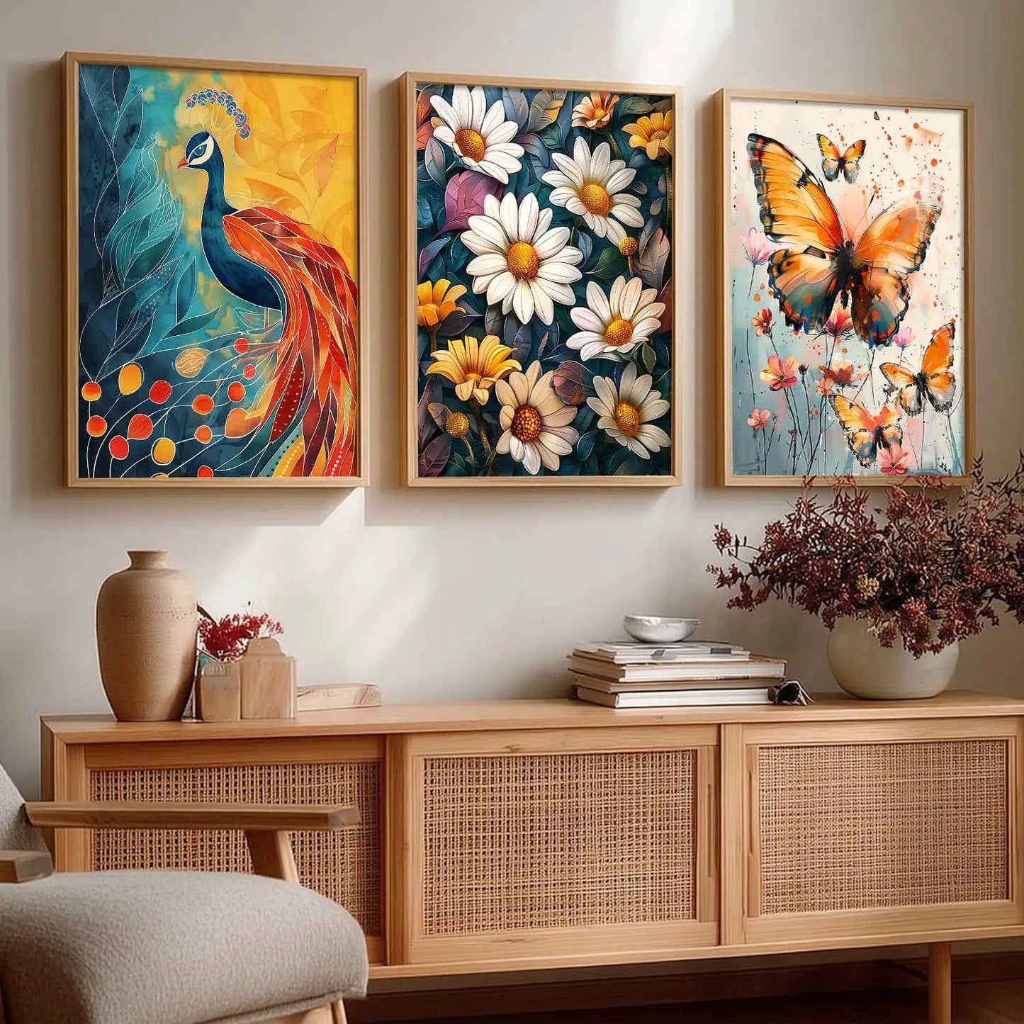 Nature Wall Art Paintings for Living Room - Wall Poster With frames