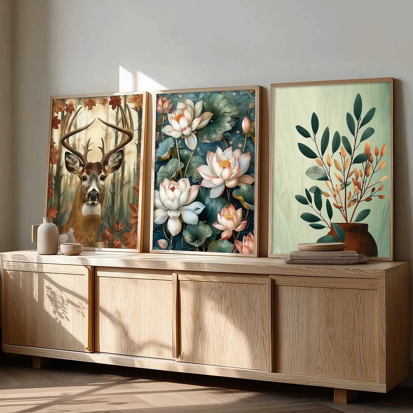 Traditional Wall Art Paintings for Living Room - Wall Poster With frames