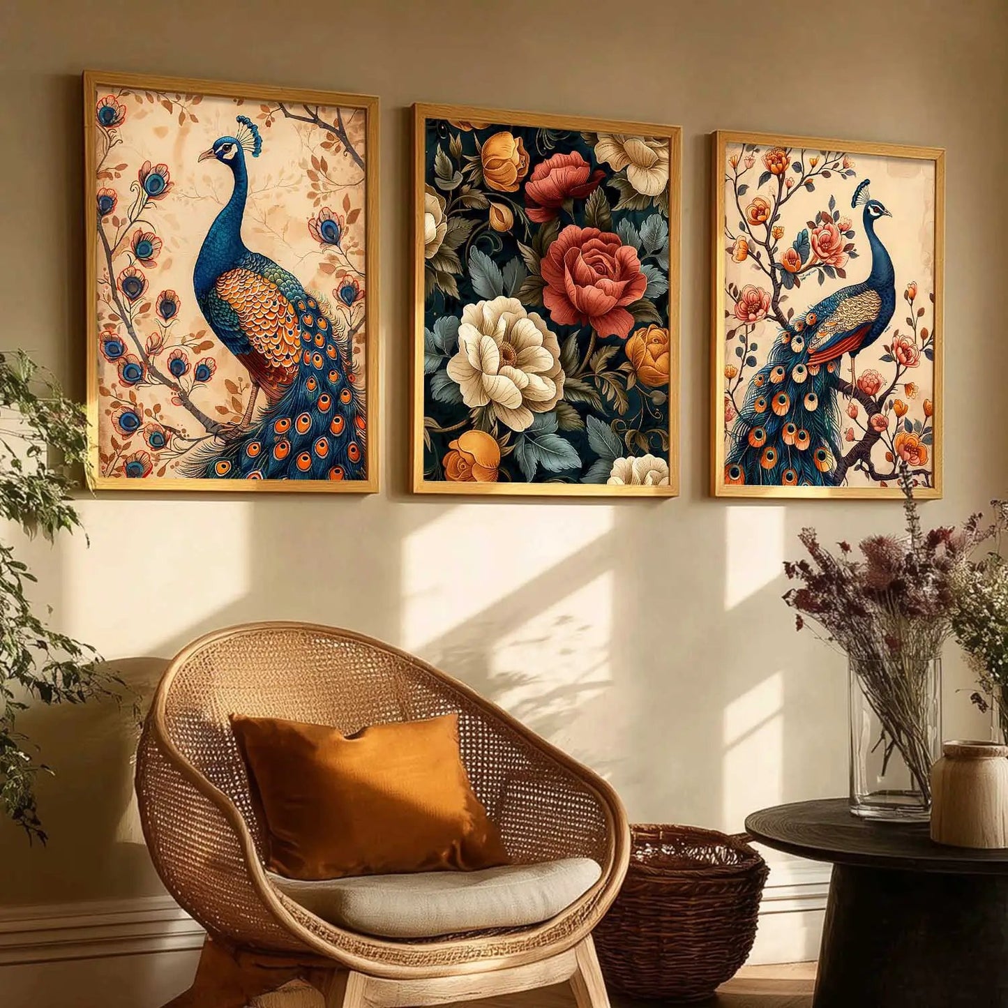 Traditional Wall Art Paintings for Living Room - Wall Poster With frames