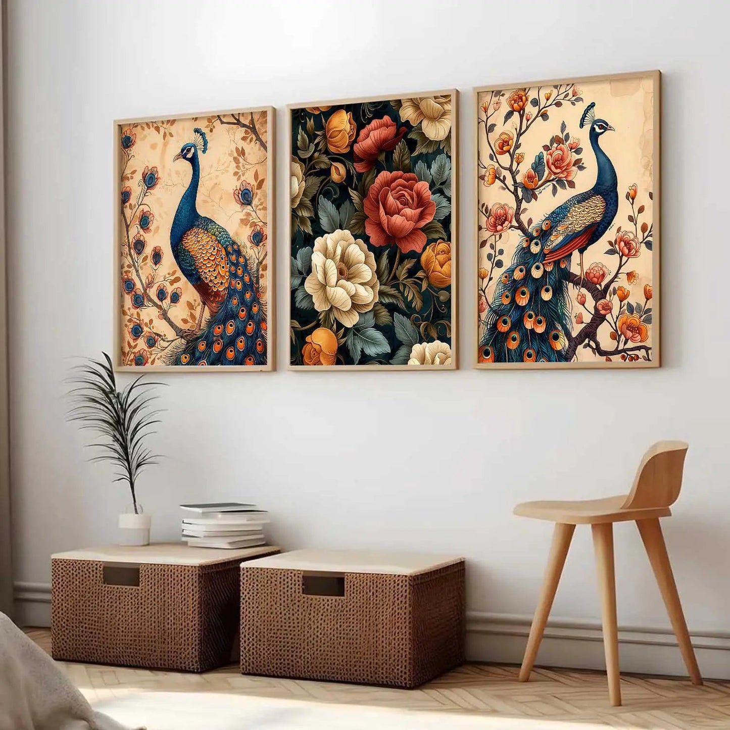 Traditional Wall Art Paintings for Living Room - Wall Poster With frames