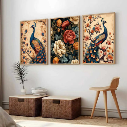 Traditional Wall Art Paintings for Living Room - Wall Poster With frames